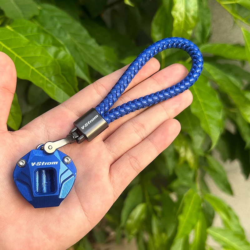 لسوزوكي الخامس ستروم 650 1000 1050 1050XT 800DE فستروم DL1050 DL650 800 DE دراجة نارية المفاتيح مفتاح حافظة شل غطاء سلسلة كيرينغ