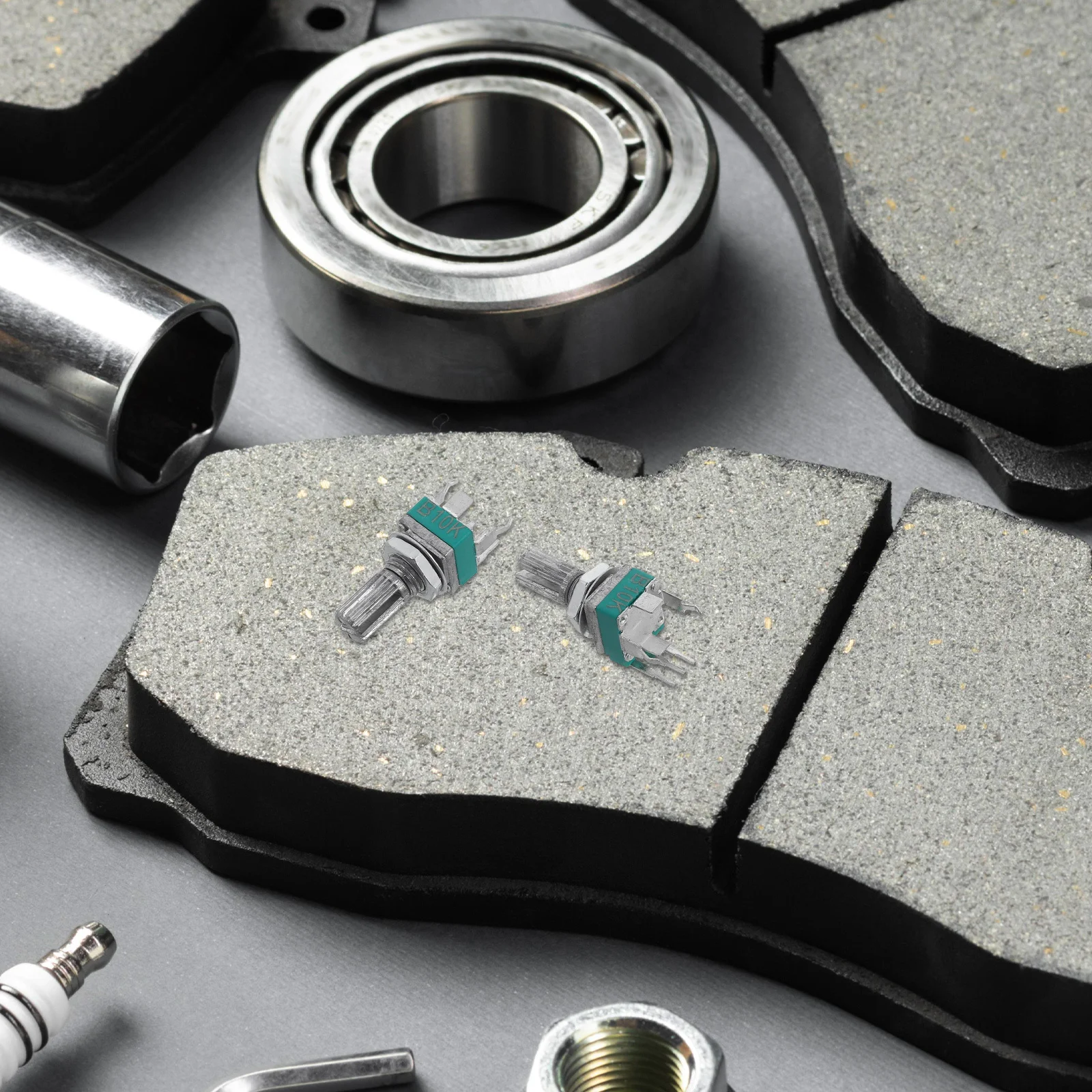 

10Pcs Precision Potentiometer Stable Bracket Smooth Rotation for Electronic Production Repair Audio Taper Pots