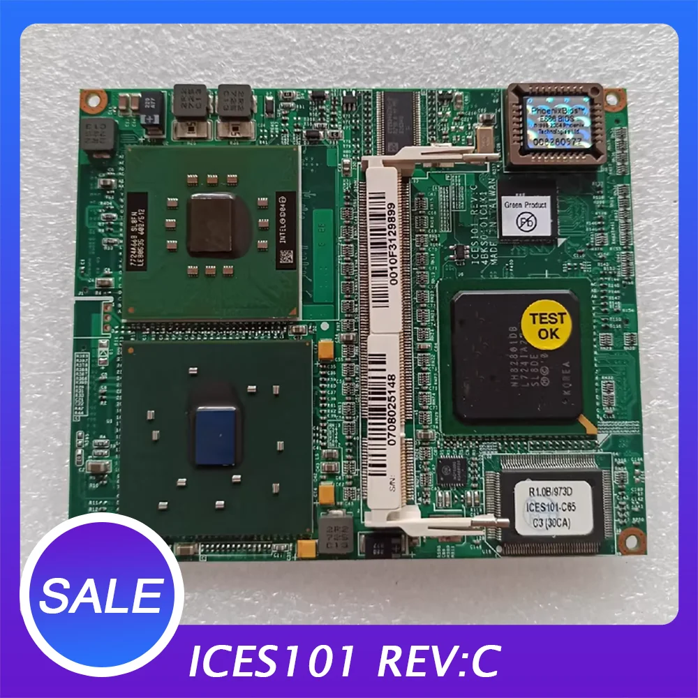 

Industrial medical motherboard ICES101 REV:C 4BKS0101C1X1 ICES101-C65