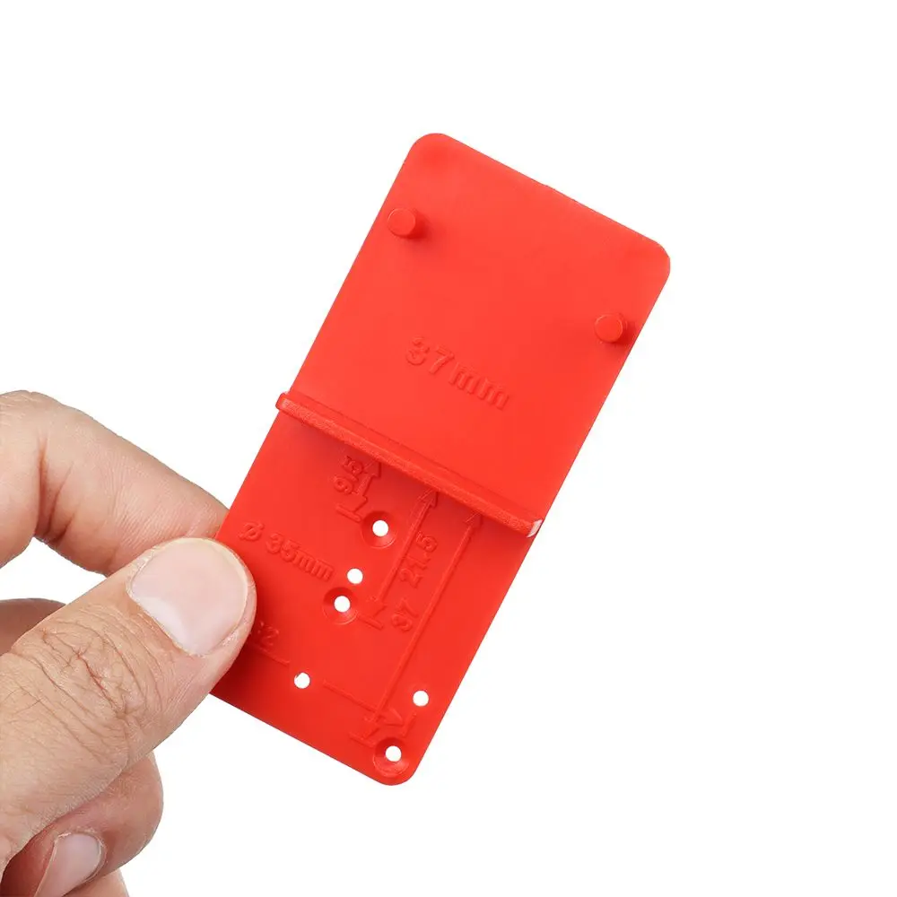 Hinge Hole Drilling Guide 28/37mm Woodworking Punch Opener Locator for Cabinets Installation DIY Template Woodworking Tools