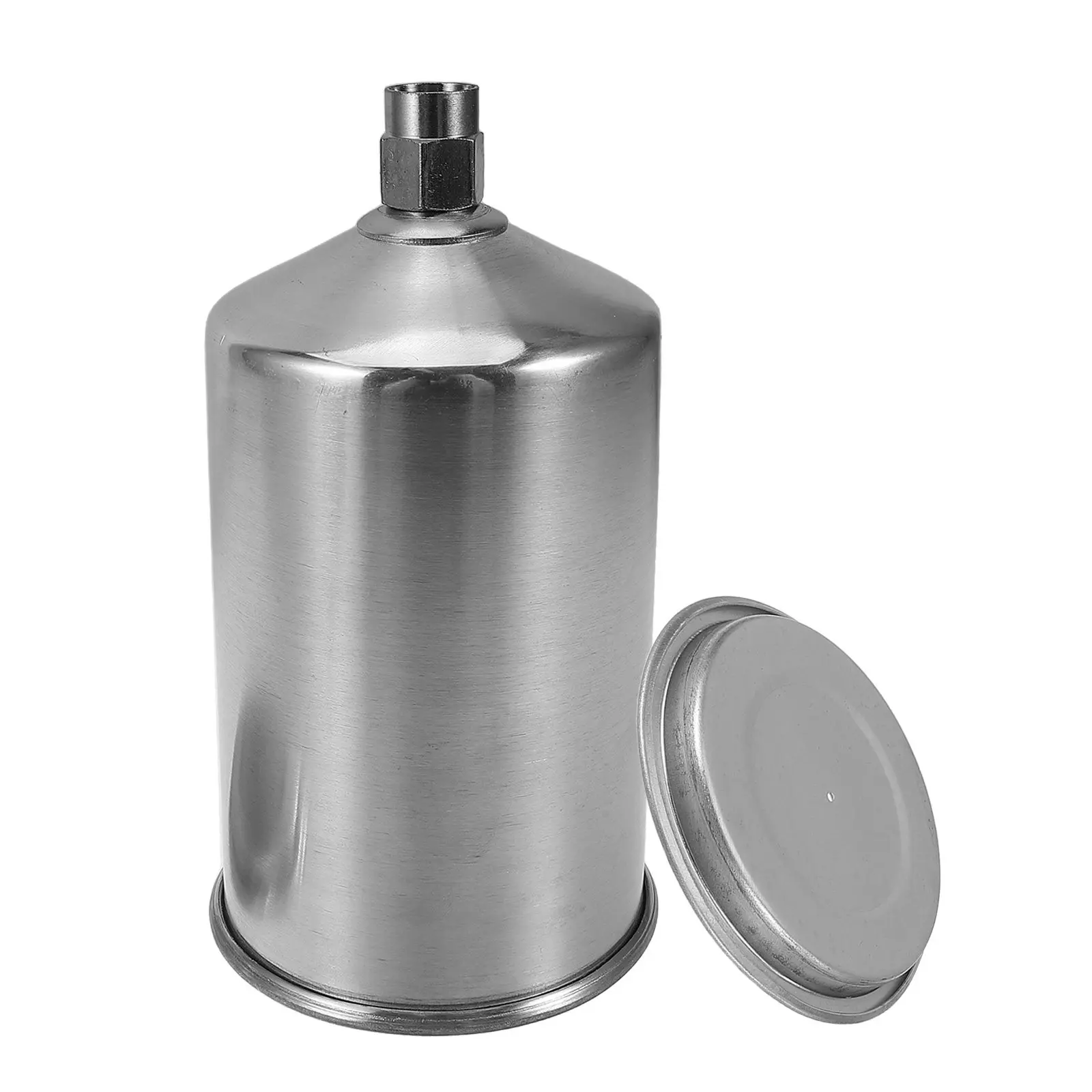 Paint Sprayer Pot Aluminum 1000Ml Inner Outer Thread Sealed Spray Cup for Painting Gear Industrial Home Use Sealed Spray Cups