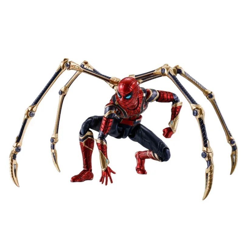 متوفر في المخزون بانداي الرجل العنكبوت الأصلي: لا طريقة المنزل أنيمي الشكل SHF الحديد العنكبوت السلع النهائية نموذج المفاصل لعبة المنقولة تحصيل #6