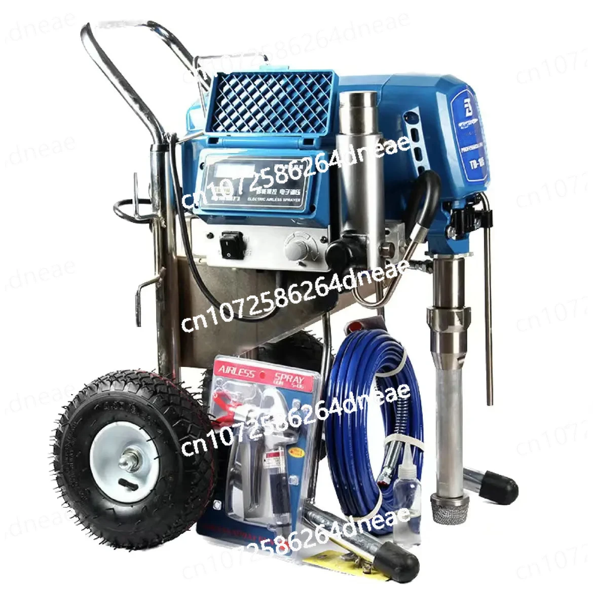 

Plunger Type High Pressure Airless Professional Spraying Machine Paint Latex Paint Spray Gun 220V 4KW 6.5L/Min