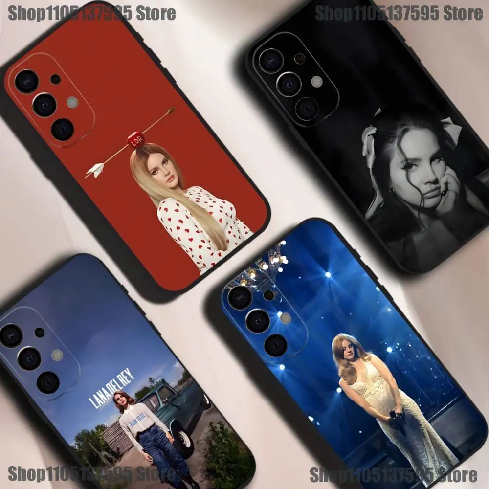 

Singer L-Lana Del Rey Phone Case For Samsung S25,S24,S21,S22,S23,S30,Ultra,S20,Plus,Fe,Lite,5G Black Cover