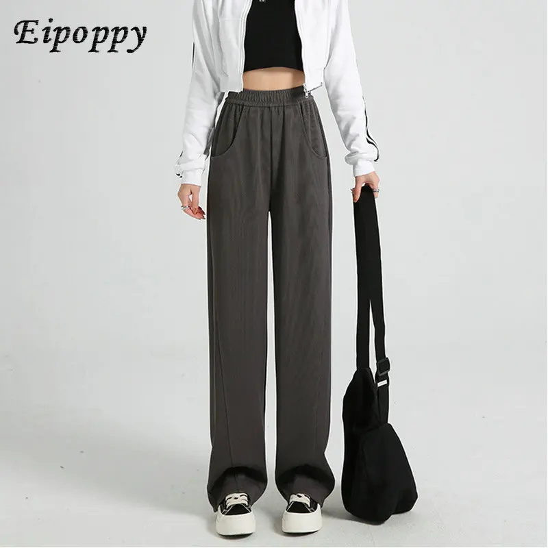 سراويل موزة ضيقة للنساء ، سراويل فضفاضة عتيقة ، تدلى ، مستقيم ، مطابقة للجميع ، ساق واسعة ، رياضة نسائية