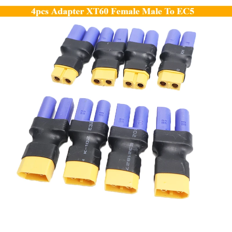 4Pcs Adapter XT60 F… - image