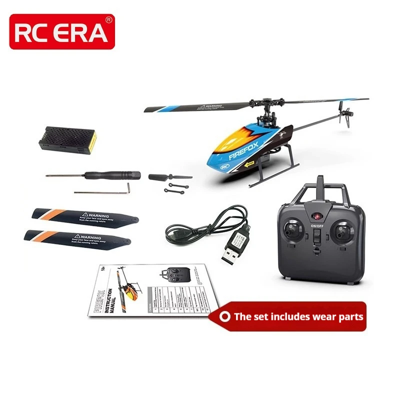 

Beginner RTF C129 RC Helicopter 2.4G 4-Channel Single Propeller Durable Long Flight Time Automatic Stable Remote Control Toy
