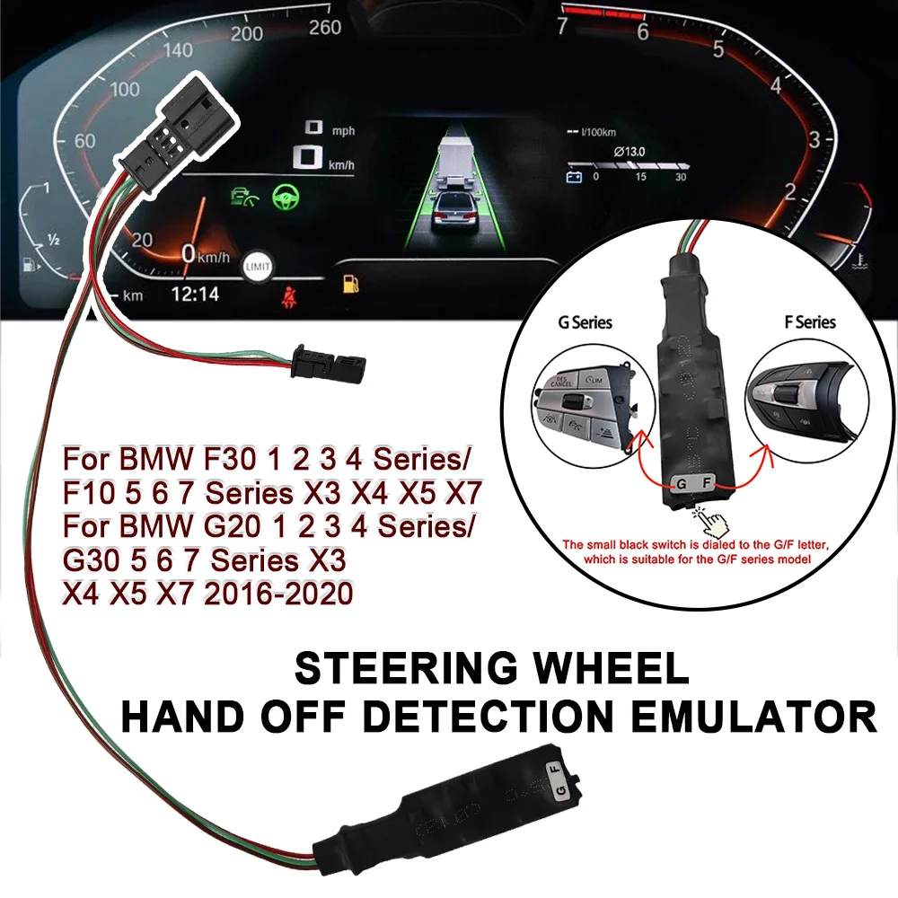 For BMW F Series F10 F30 / G Series G20 G30 TJA Touch Free ACC PRO AT Cruise Module Steering Wheel Hand Off Detection Emulator
