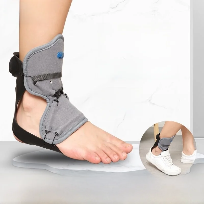 Comfortable Foot Drop Brace 360° Support Ankle Orthosis for Stroke Hemiplegia Foot Inversion/Eversion Correction Wearable