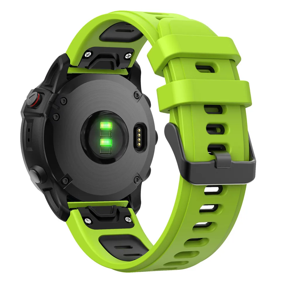 BEHUA 22mm 26mm Ersatzarmband für Garmin Fenix 6X 6X Pro 7X 8X Uhrenarmband mit Easy Fit Schnellverschluss Uhrenarmband Correa – Detail 27