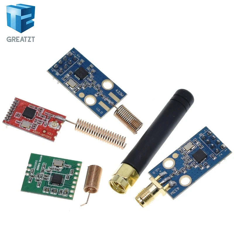 CC1101 10mW Wireless Module 433MHZ 868MHZ 300-1000M Long Distance Transmission With SMA Antenna Wireless Transceiver Module