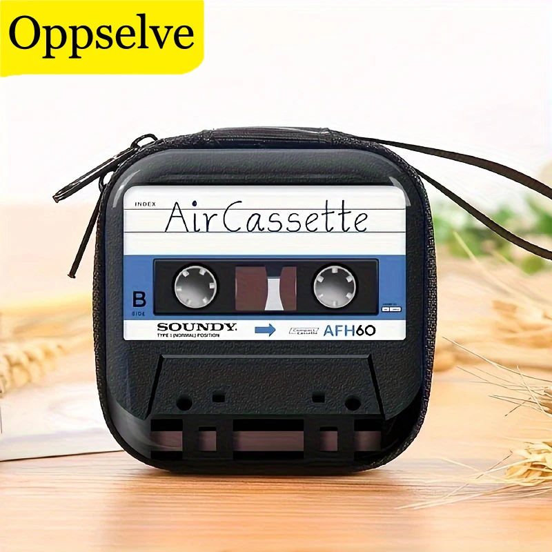 Creative Wallet Retro Camera Earphone Case Personalized Mini Coin Wallet Purse Kids Headphone Box Tape Camera Tinplate Bag