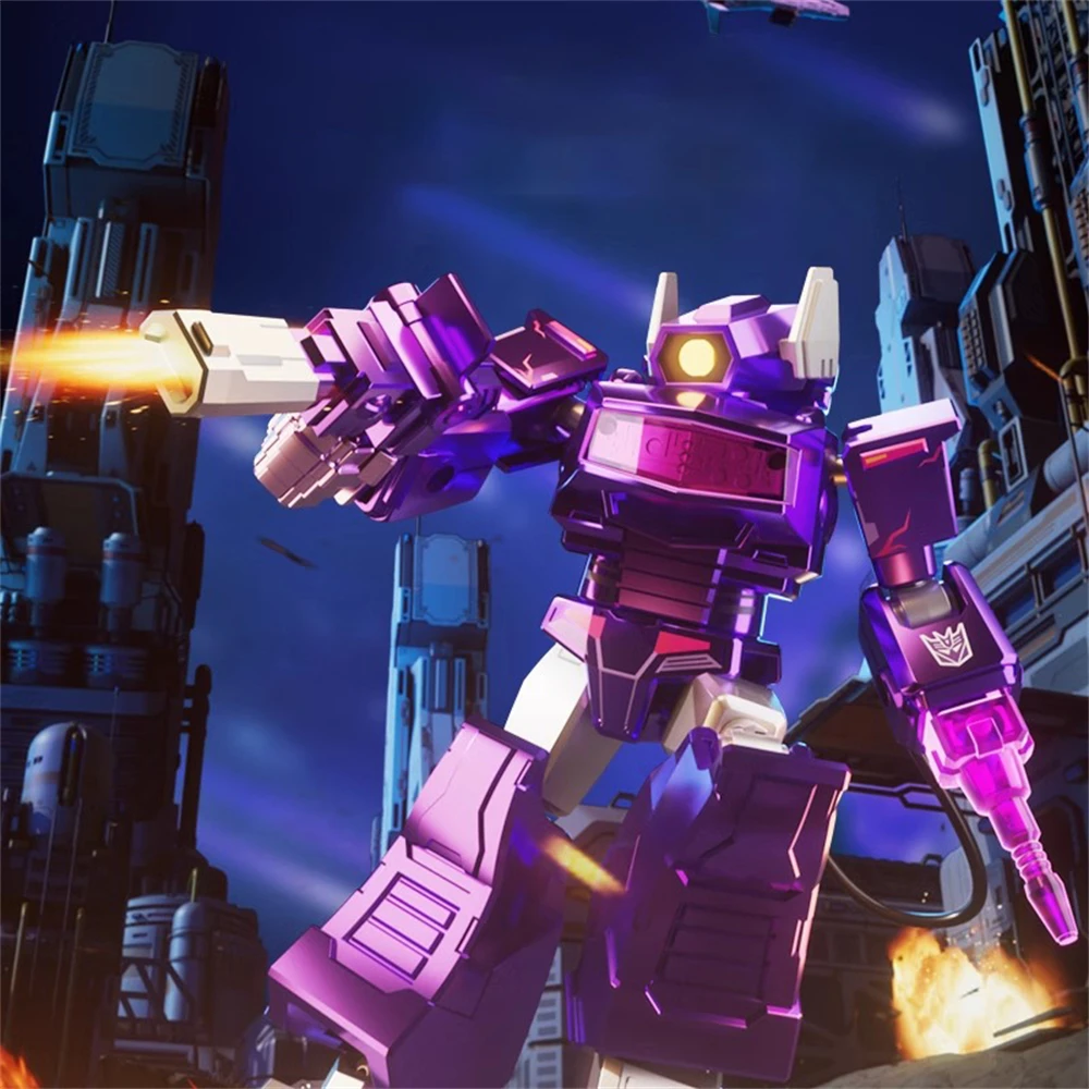 BLOKEES X Transformers: All Stars Edition GV04 - Shockwave Tarn Snarl Scrapper Action Figure Toy Collectible Ornaments