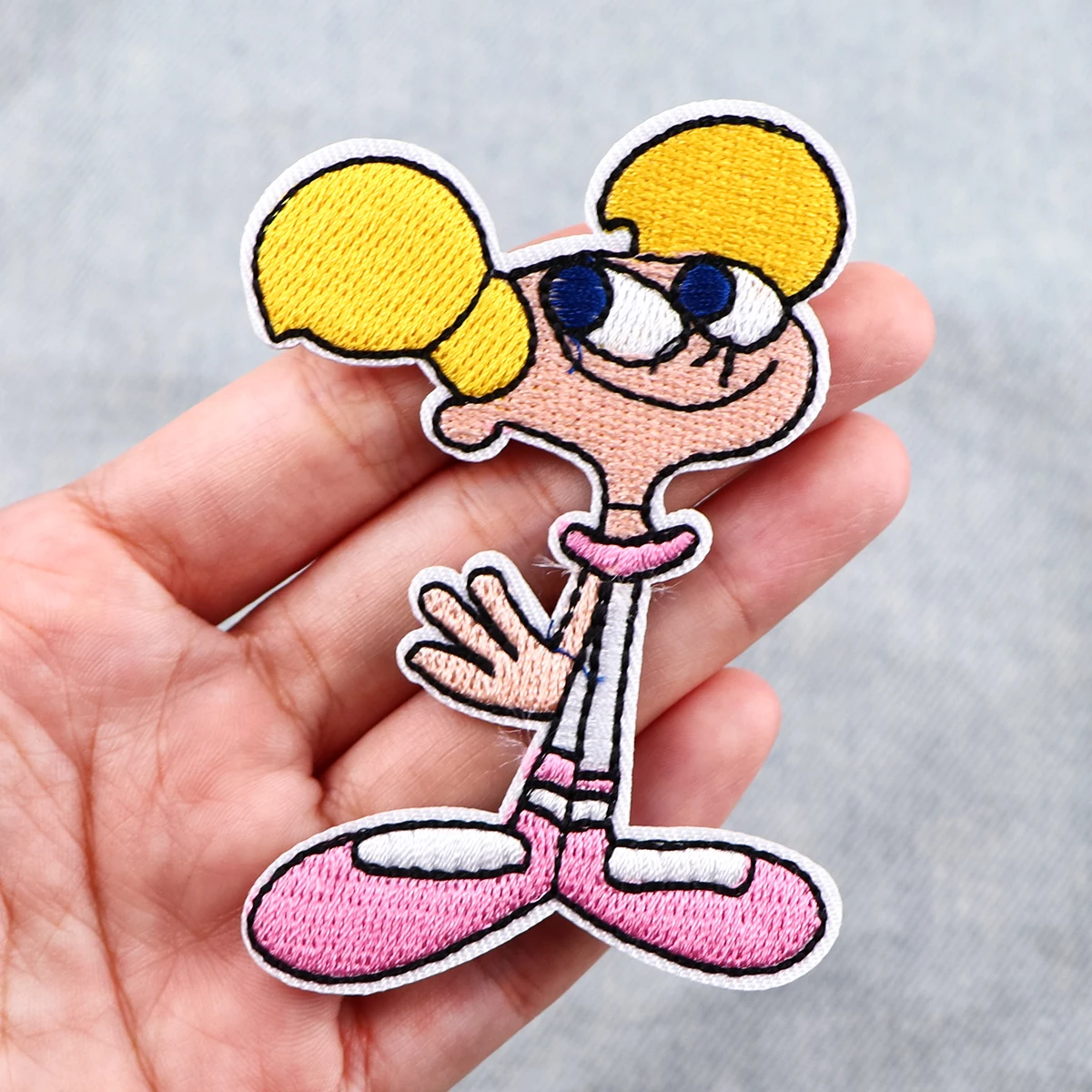 Science Comedy Animation Embroidered Patch for Clothing Jackets Thermoadhesive Patch DIY Iron on Patch Applique Sticker