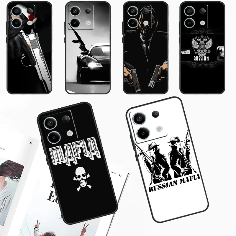 Russian Mafia Case For Xiaomi Redmi Note 12 11 9 10 13 Pro Plus 9S 10S 11S 12S Redmi 12 10 C 9C 13C Cover