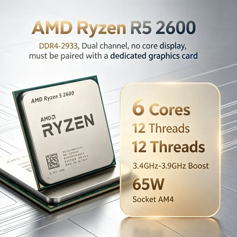 amd-ryzen-5-2600-r5-2600-cpu-34ghz-6-core-12-thread-65w-zen-am4-socket-used-tested-working