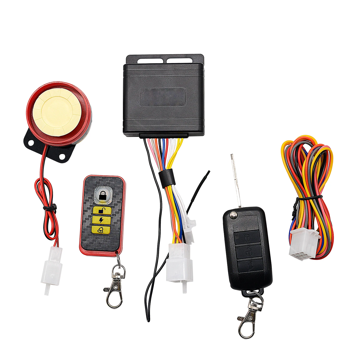 1set CS-061A1 12V Intelligent Anti-theft Device Folding Left Opening+022 Remote Control For Motorcycle ATV