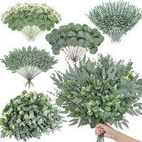 10PCS Babys Breath Artificial Flowers Bulk Faux Eucalyptus Leaves Greenery Stems for Wedding DIY Bouquets Floral Home Room Decor