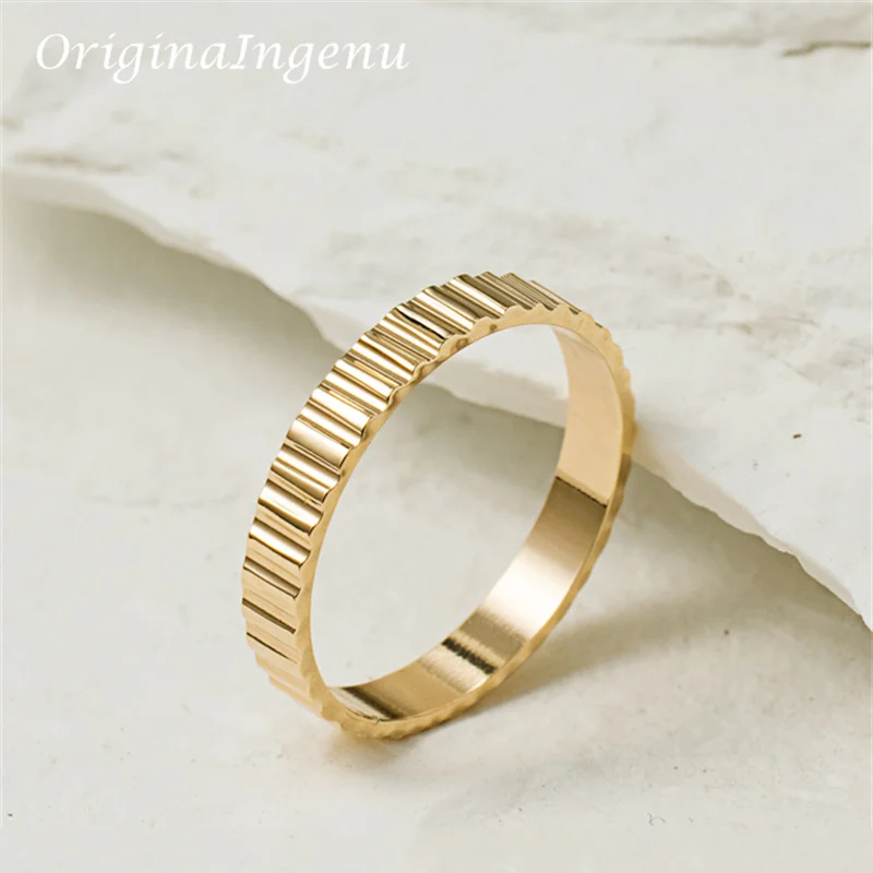 14K Gold Filled Thick Band Ring Handmade Gold Ring Minimalism Jewelry Dainty Tarnish Resistant Jewelry Boho waterproof Ring