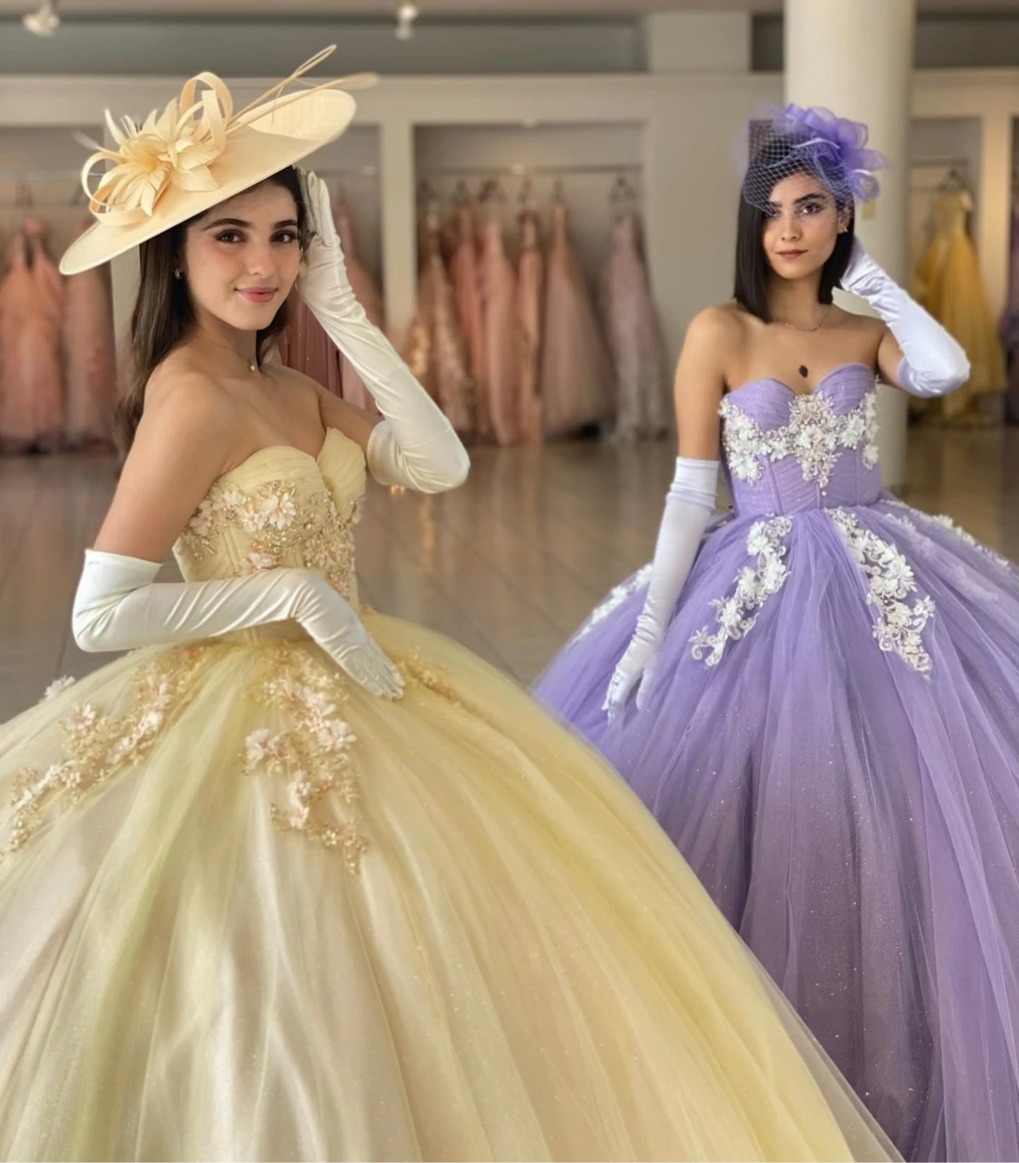 الشمبانيا الأميرة فساتين Quinceanera الكرة ثوب الحبيب تول يزين الحلو 16 فساتين 15 Años مخصصة