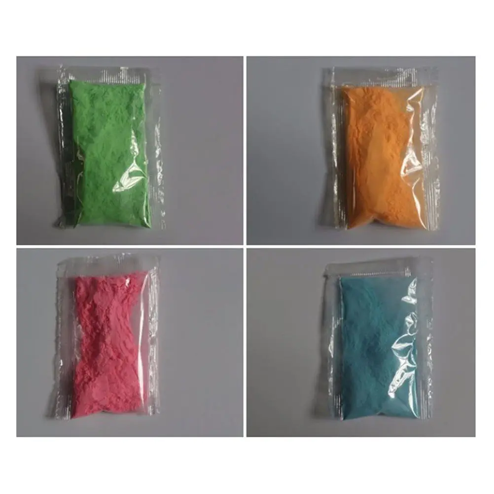 

8 шт. светящаяся пудра для дизайна ногтей, неизлучающая, водостойкая, разноцветная, флуоресцентная, для ночной декорации