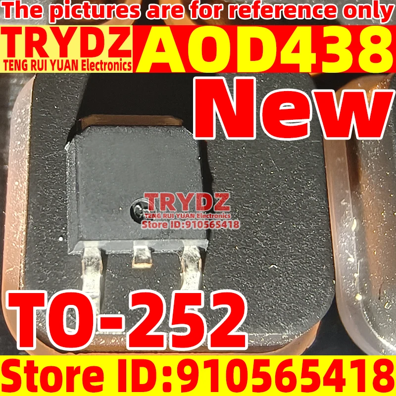 50-10pcs 100% New AOD438 D438 TO-252