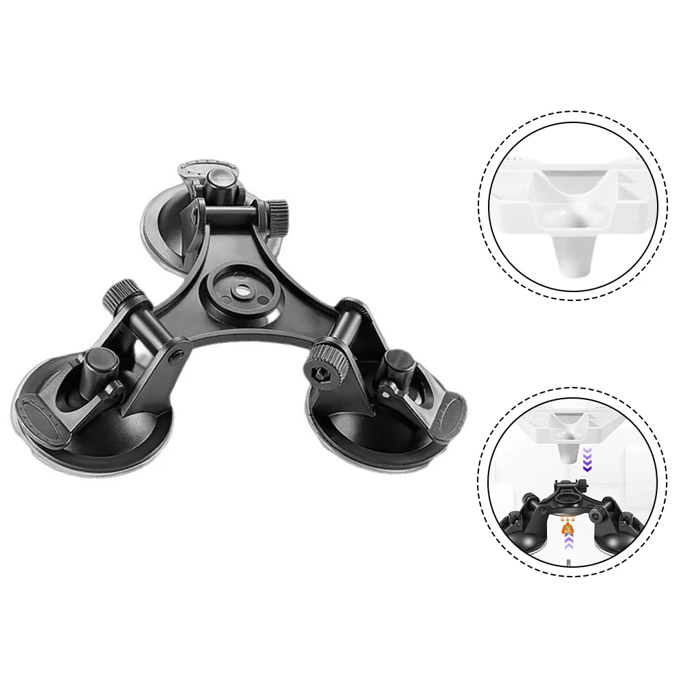 1 conjunto de suporte de montagem com ventosa para mini antena starlink, antena triangular para teto/janela, suporte de base de montagem com ventosa