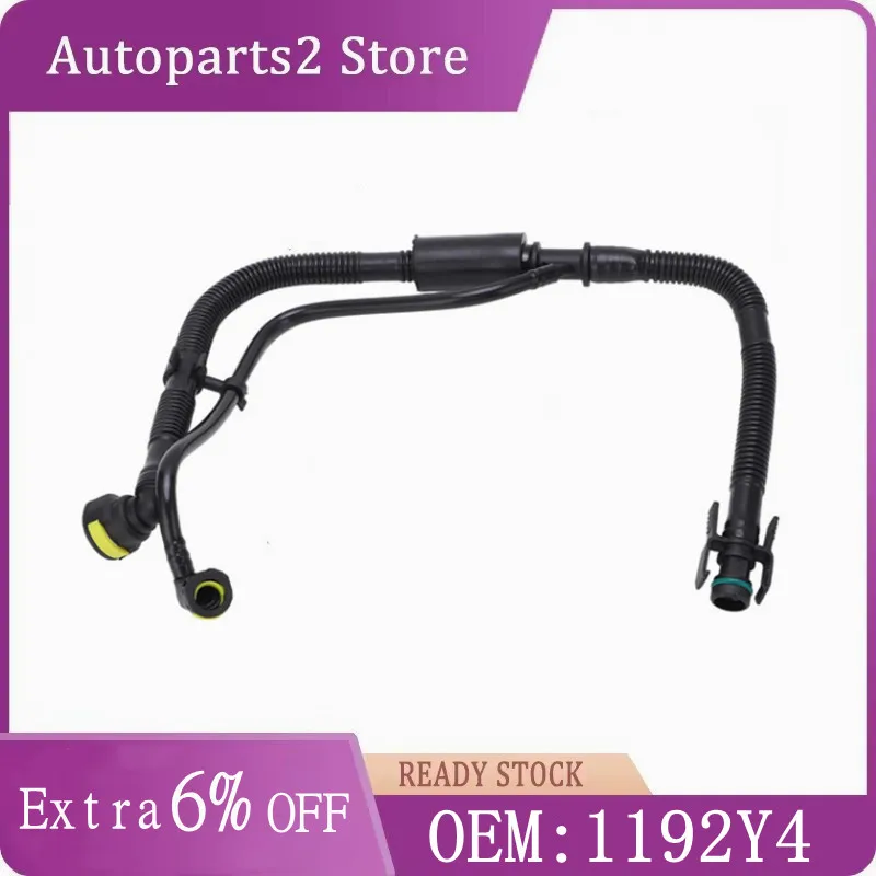 Nuevos tubos de ventilación del cárter del motor de coche RFN para Peugeot 407 406 Facelift 607 807 Citroen Picasso Sena 2,0 1192Y4 1192T6