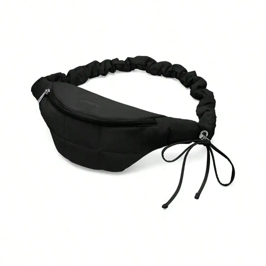 

Fanny Packs Women Men, Small Belt Bag Nylon, Lightweight Fashion Waist Packs, Crossbody Bags With Adjustable Strap Workout Running TravelingBlack