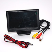 Car Video Players 4.3 inch HD Display Foldable Car Monitor TFT LCD Cameras Reverse Camera Screen Parking