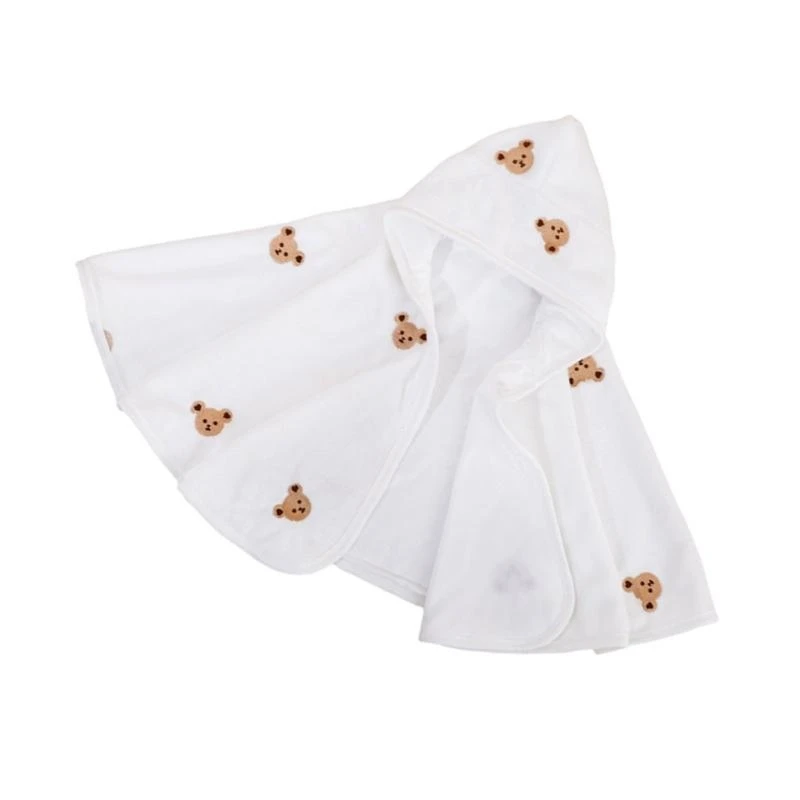 

J15U Breathable and Lightweight Hooded Bath Towel for Baby, Strong Water Absorption Bathrobe Wearable Blanket