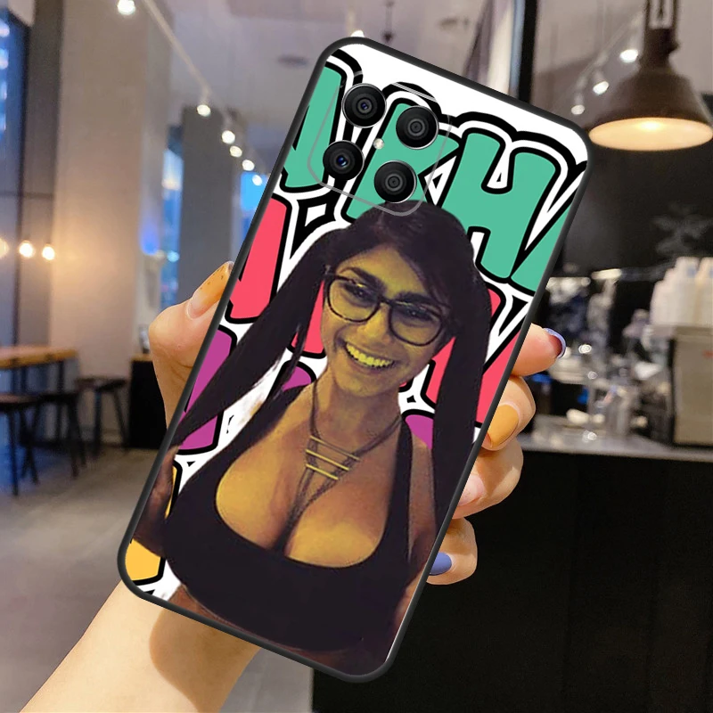 Sexy Beautiful Girl Mia Khalifa Silicone Case For Huawei P40 P30 P20 Lite P50 Nova 9 5T Honor 50 Pro X9 X7 X8 Back Cover