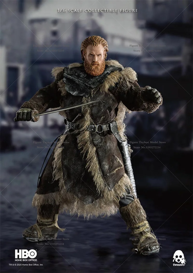 ThreeZero Z01431W0 1/6 Arya StarK Girl 3Z0141 Ser Jorah Mormant 3Z0106 Wild Tormund Fiction Movie Mini 12 "Figura de ação para presente