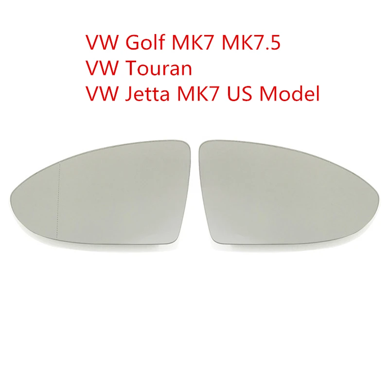 

Heated Side Mirror Glass For VW Golf 7 MK7/MK7.5/GTI/R-Line Touran 2016-2018 Jetta Mk7 US Model 2019-2023 Rearview Mirror lens