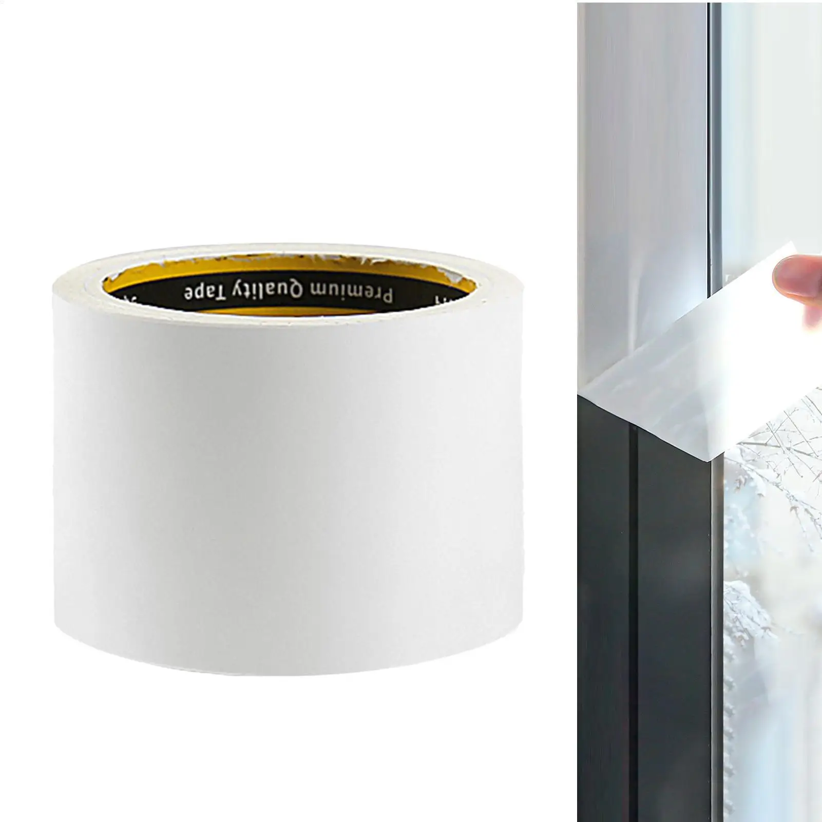 Window Sealing Tape Door Draft Stopper Window Insulation Thermal Adhesive Heavy Duty Weather Stripping for Winter Accessories
