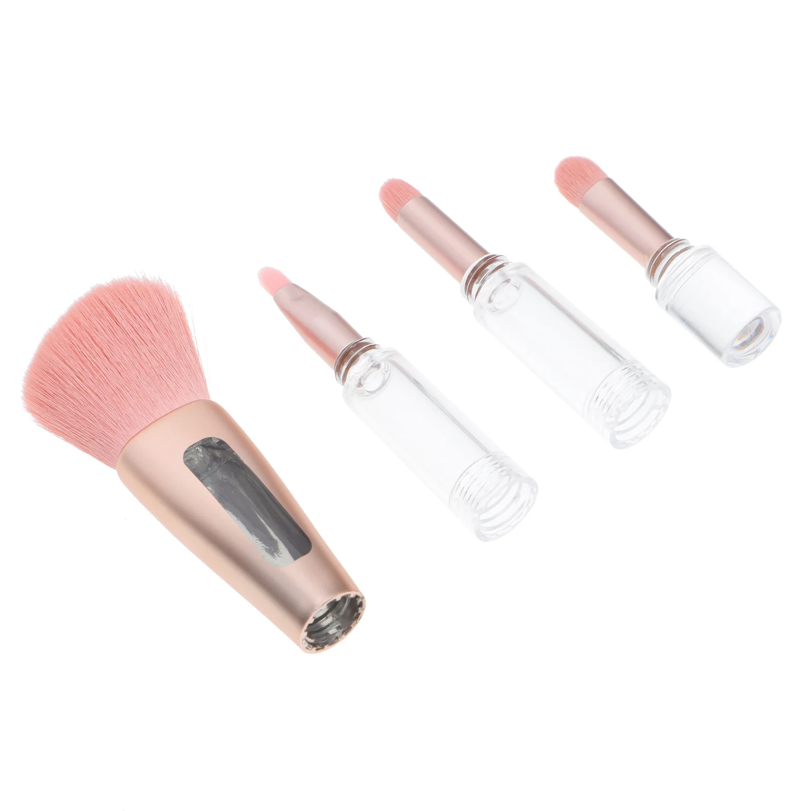 مجموعة واحدة من فرشاة أحمر الخدود متعددة الأغراض لبودرة الوجه وظلال العيون وشعيرات ناعمة وكثيفة أداة مكياج محمولة لمهرجان النساء والفتيات #2