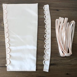 조정 가능한 슬림핏 새틴 드레스 코르셋 백 슈트, 지퍼 교체, 레이스 업 DIY 웨딩 드레스, 무도회 파티 가운, 3 개