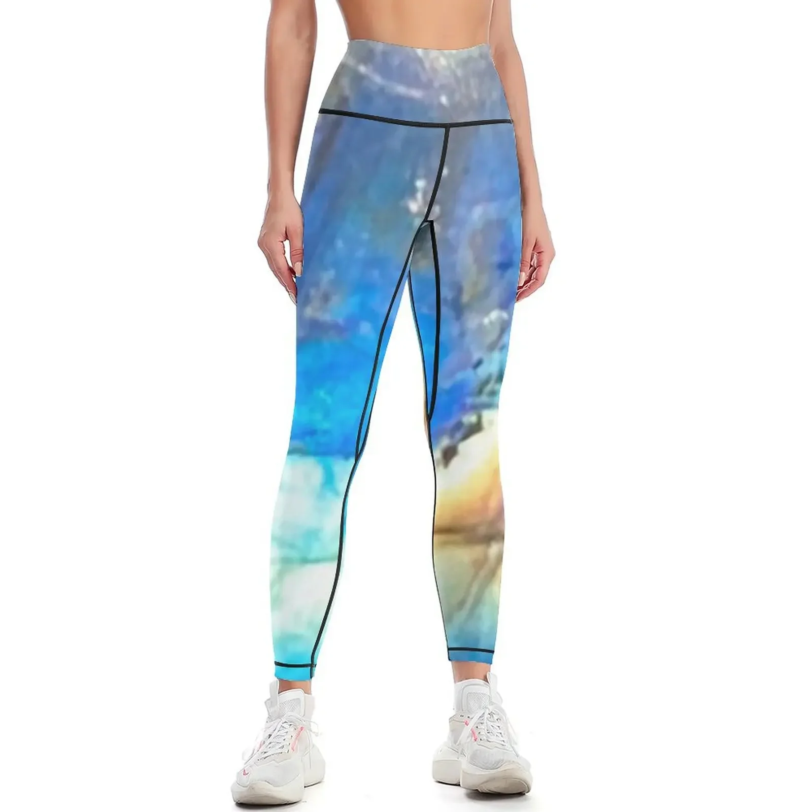 

The Blue Dream 3 by AFAVISION Leggings legging push up Training pants Sweatpants high waist Womens Leggings
