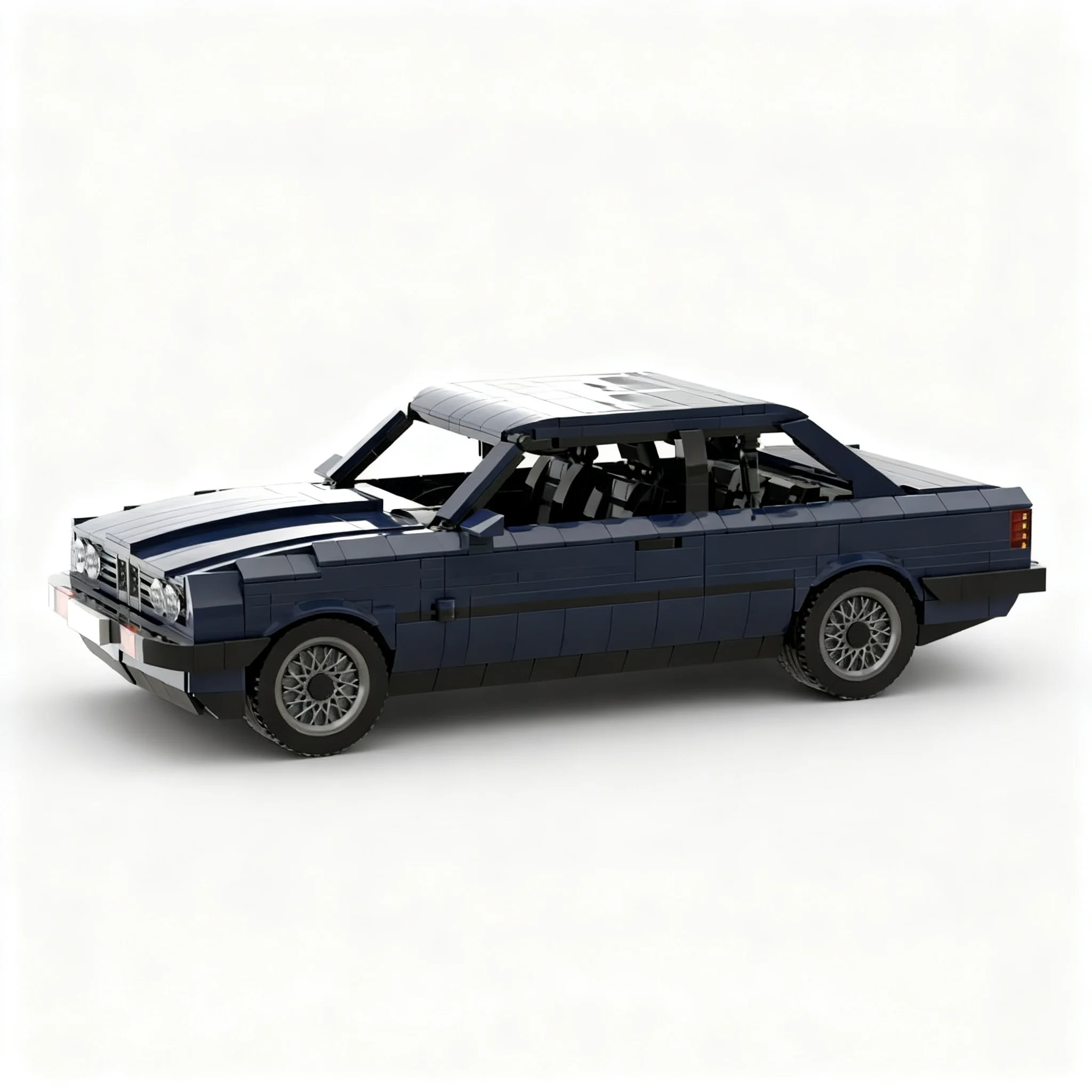 1272pcs MOC Creator Creator Expert BMWS E30 Coupe Model Toy Building Blocks Construction Christmas Gifts Display Collection 3D