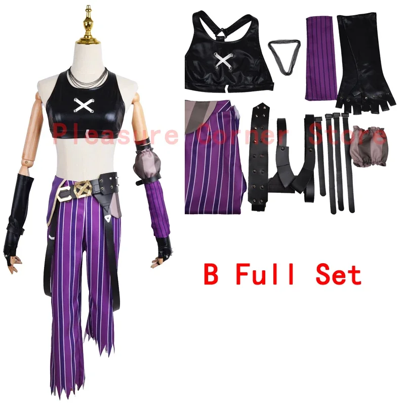 CosplayGame Arcane cañón suelto Jinx disfraz de Cosplay Crit Loli Jinx Cosplay peluca traje peluca Sexy mujer disfraz de Carnaval