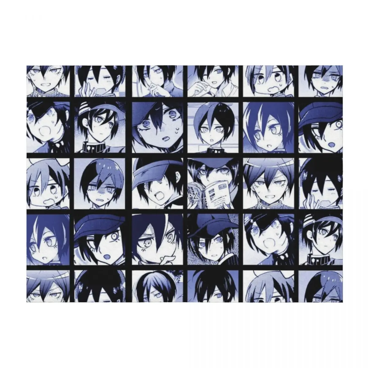 

Shuichi Manga Collection (Colored) Throw Blanket Loose Giant Sofa Camping For Sofa Thin Blankets