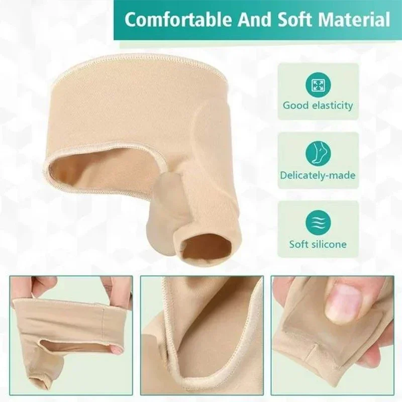 Zehen Corrector Big Toe Separator Protector Bunion Sleeve Straighteners Bunion Corrector Regulator Socke Fußpflege Werkzeug