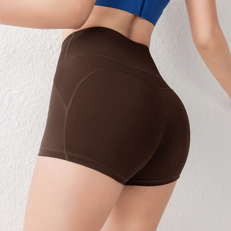 Sommer taillierte Kompressions-Gymnastik-Shorts für Damen, Workout-Shorts für Damen, zum Laufen, Fitness und Yoga