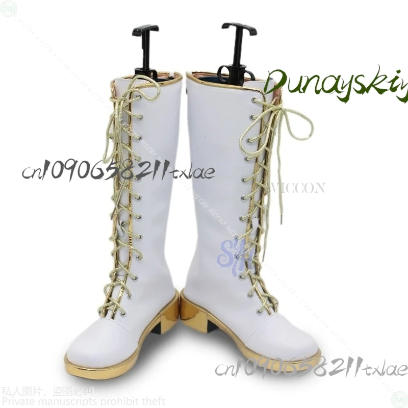 Shop1104340175 متجر الذهبي كوريا المعبود المرحلة فضي أبيض أحذية الموضة أحذية توم للعب شيطان رومي كوسبفريه بنات الهالوين #2