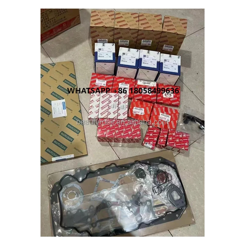 

Детали двигателя экскаватора J05E J08E J08C H06C H06CT H07C H07D N04C E13C Ремонтный комплект S05C Поршень, комплект вкладышей 13216-1810