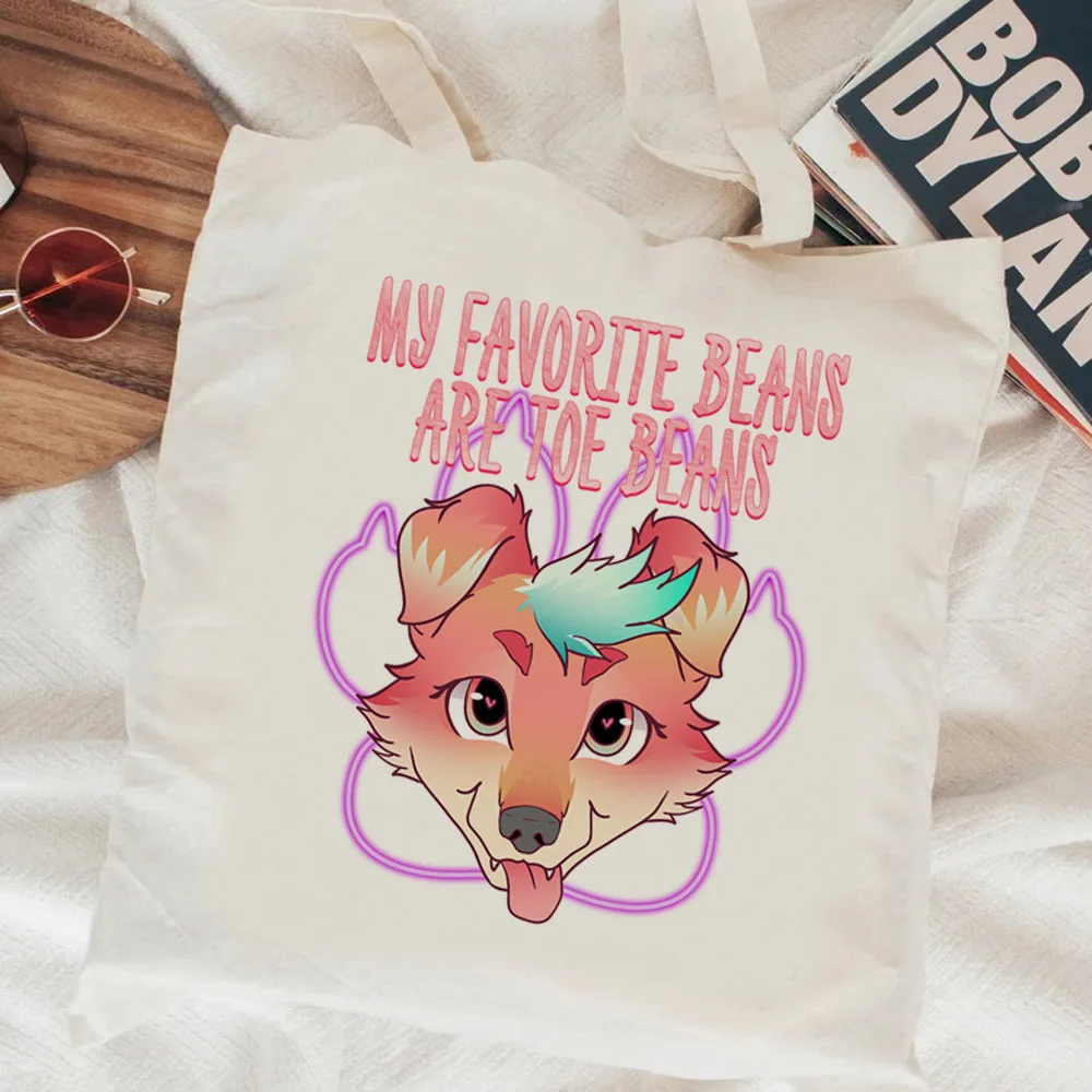 Furry shopping bag shopping recycle bag jute bag cotton grocery canvas bag reciclaje bolsa compra sac toile