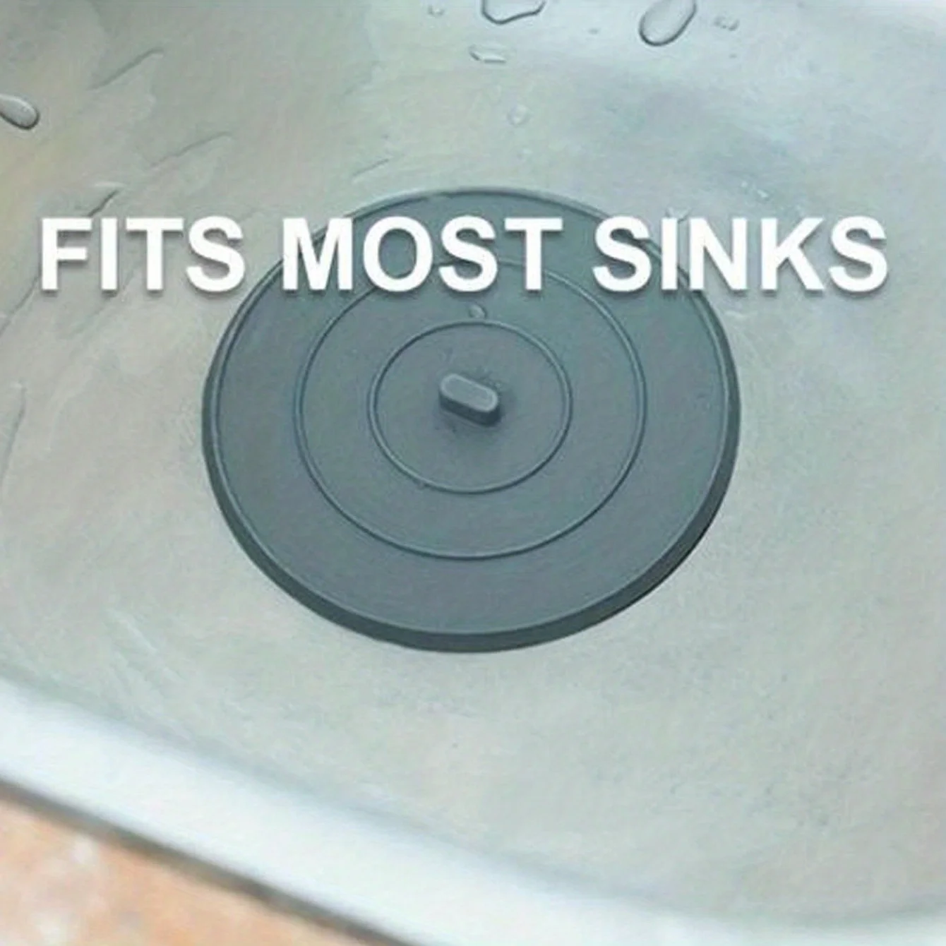 

1 Silicone Bath Tub Stopper | Flat Sink Drain Plug, Hair Stopper, Anti-Corrosion