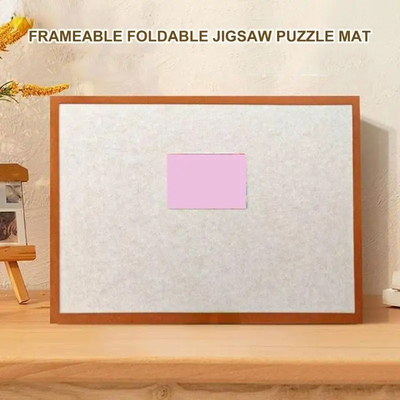 

Фетровый коврик-головоломка, утолщенное противоскользящее основание, складные доски-пазлы для удобного хранения и организации