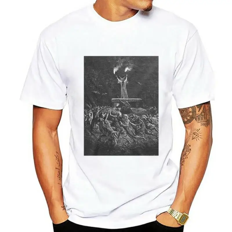 Witches Sabbath Screen Printed T Shirt Gustave Dore Satan