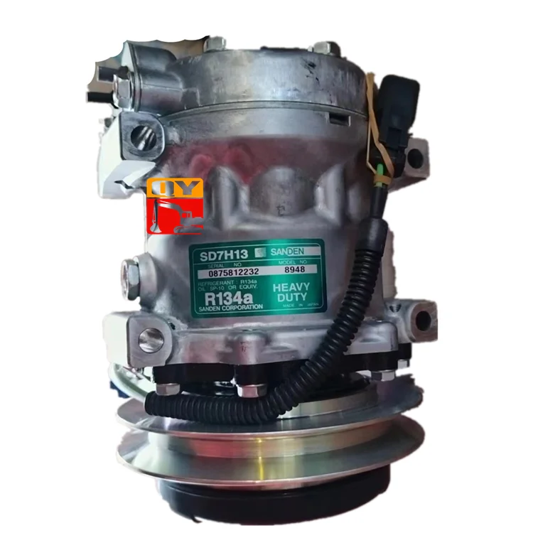 SD7H13 A/C Compressor 423-S62-4330 Compatible With WA150-6 WA250-6 WA320-6 WA450-6 Compressor